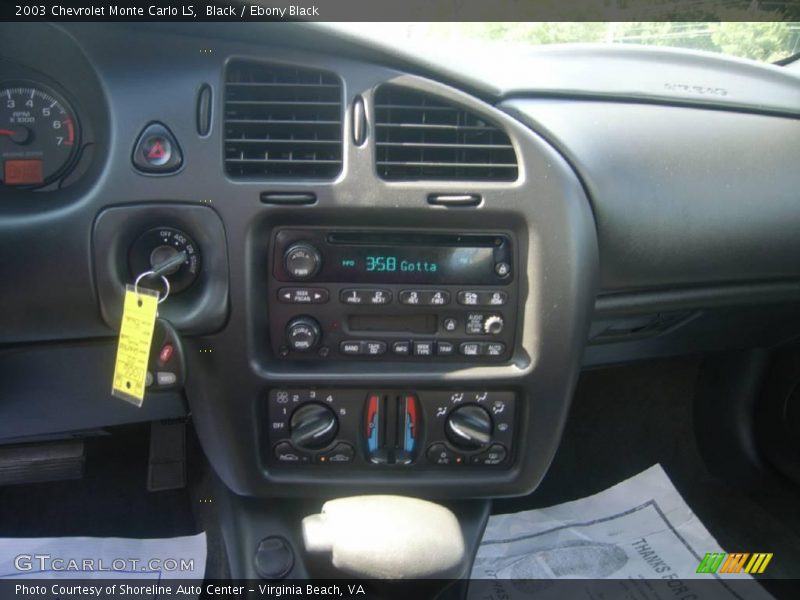 Black / Ebony Black 2003 Chevrolet Monte Carlo LS