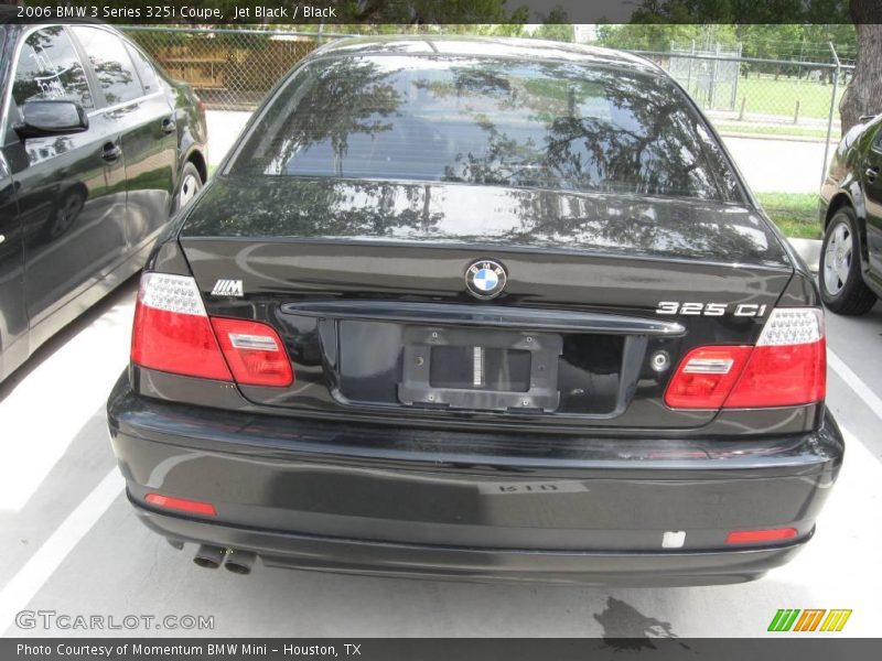 Jet Black / Black 2006 BMW 3 Series 325i Coupe