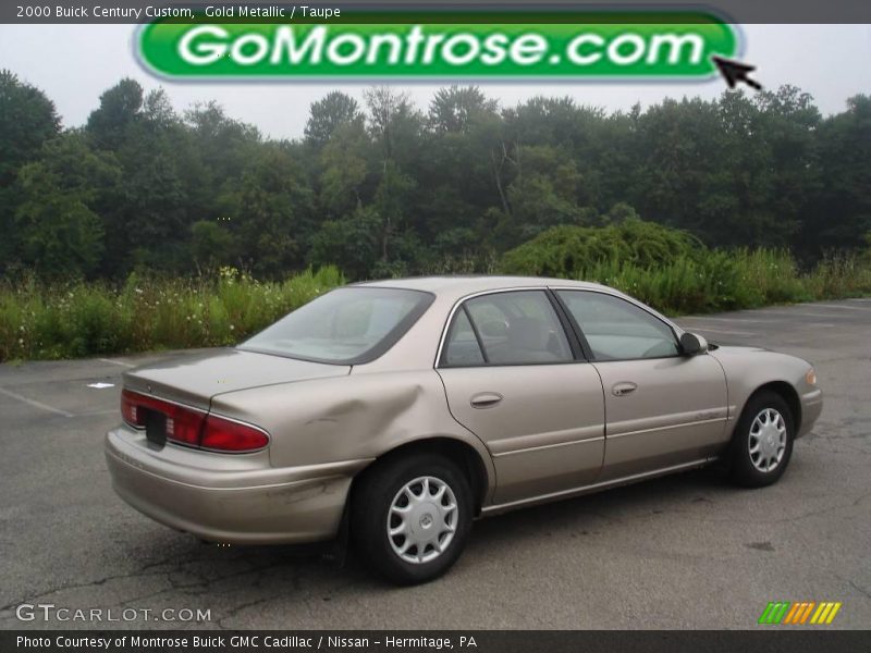 Gold Metallic / Taupe 2000 Buick Century Custom