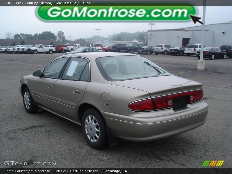 Gold Metallic / Taupe 2000 Buick Century Custom