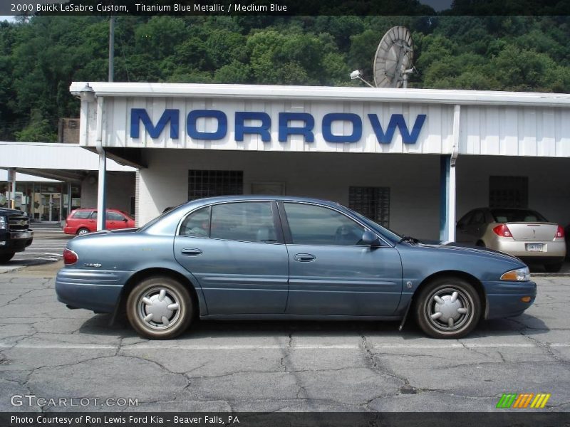 Titanium Blue Metallic / Medium Blue 2000 Buick LeSabre Custom
