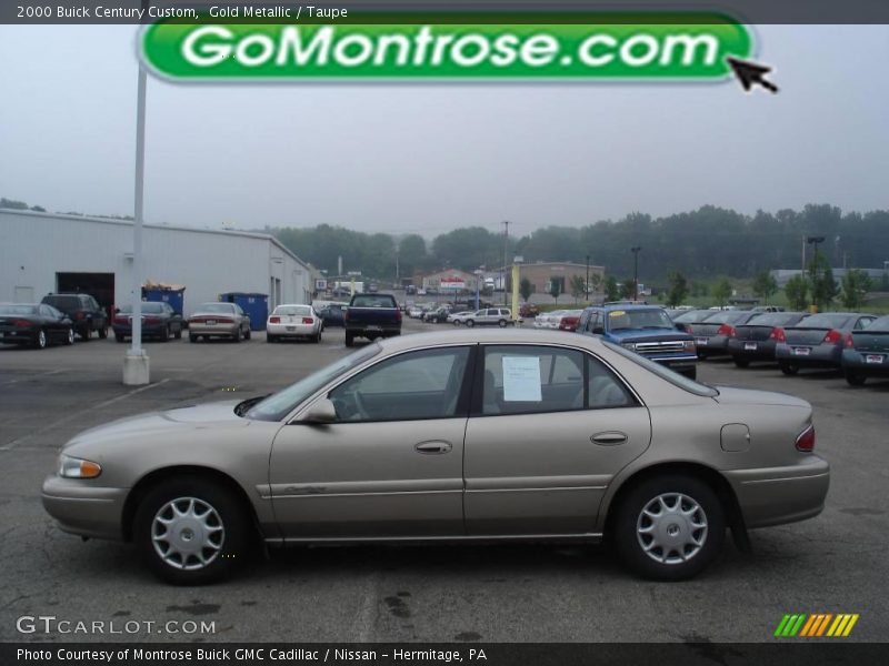 Gold Metallic / Taupe 2000 Buick Century Custom