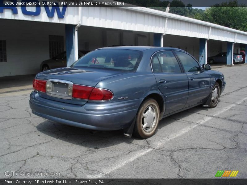 Titanium Blue Metallic / Medium Blue 2000 Buick LeSabre Custom