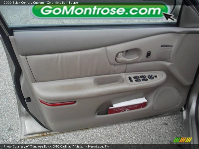 Gold Metallic / Taupe 2000 Buick Century Custom