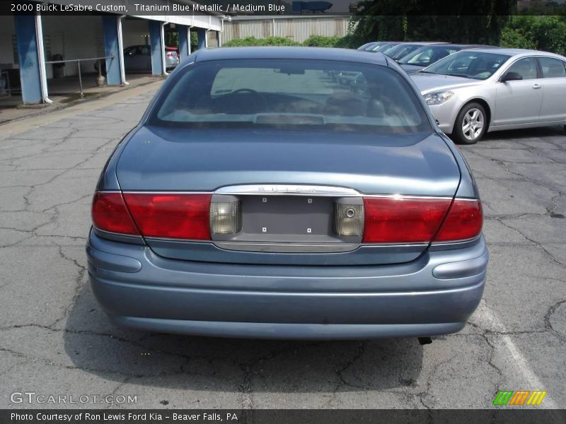 Titanium Blue Metallic / Medium Blue 2000 Buick LeSabre Custom