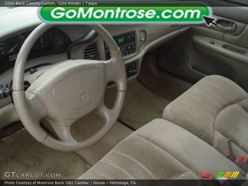 Gold Metallic / Taupe 2000 Buick Century Custom
