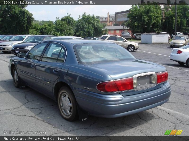Titanium Blue Metallic / Medium Blue 2000 Buick LeSabre Custom