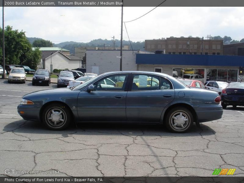 Titanium Blue Metallic / Medium Blue 2000 Buick LeSabre Custom