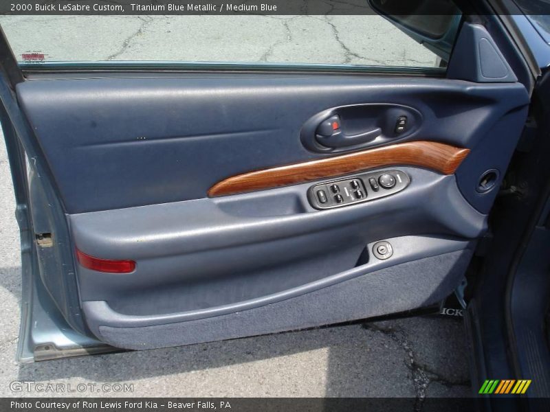 Titanium Blue Metallic / Medium Blue 2000 Buick LeSabre Custom