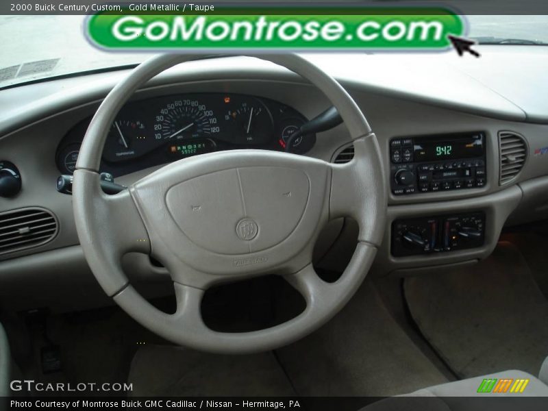 Gold Metallic / Taupe 2000 Buick Century Custom
