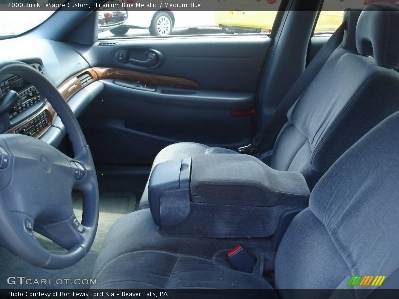 Titanium Blue Metallic / Medium Blue 2000 Buick LeSabre Custom