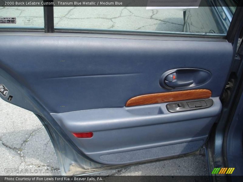 Titanium Blue Metallic / Medium Blue 2000 Buick LeSabre Custom