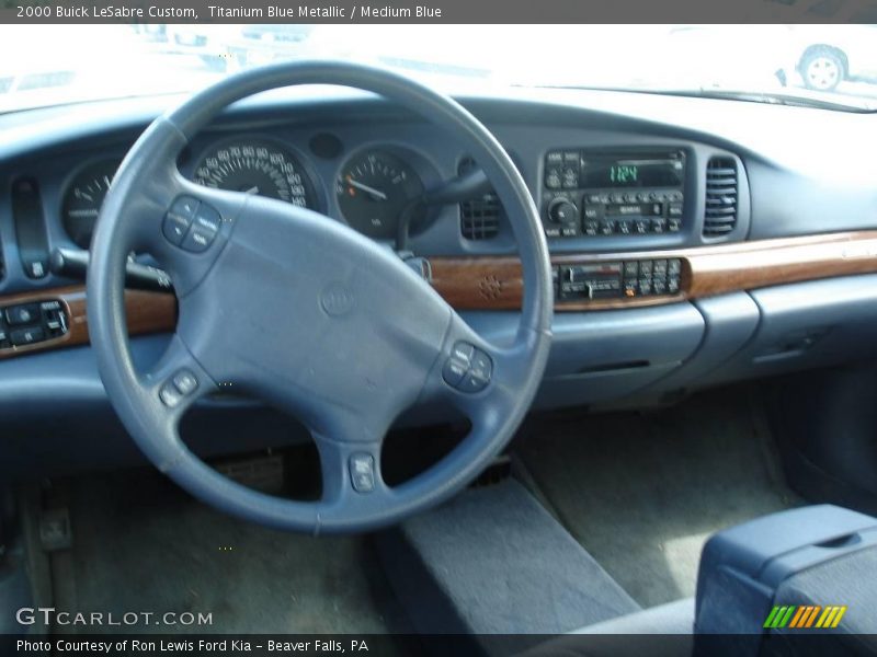 Titanium Blue Metallic / Medium Blue 2000 Buick LeSabre Custom