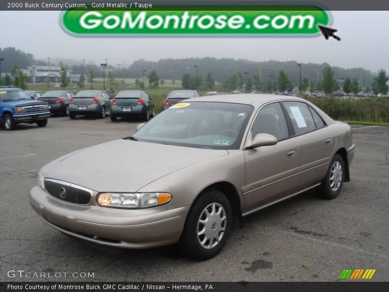 Gold Metallic / Taupe 2000 Buick Century Custom