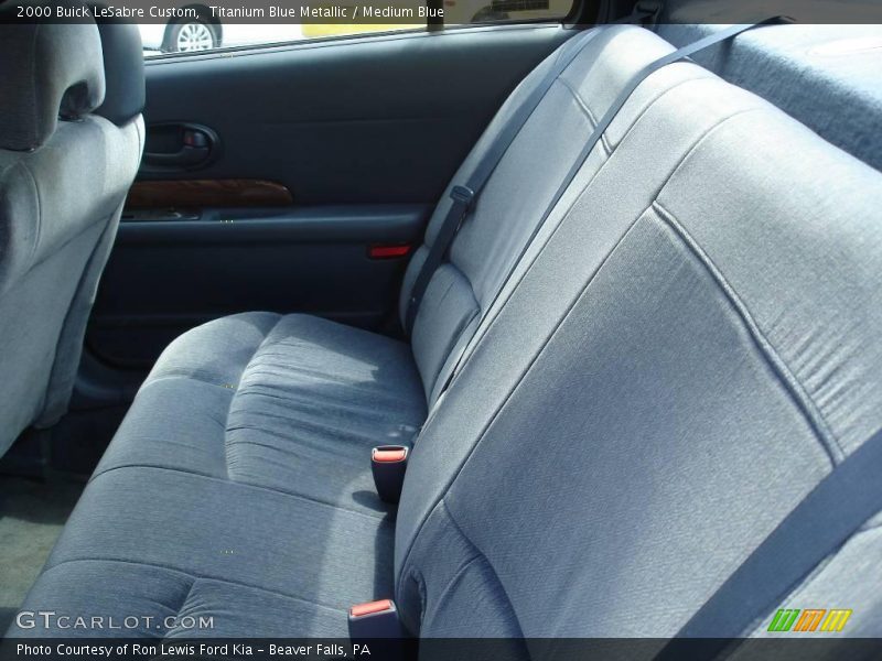 Titanium Blue Metallic / Medium Blue 2000 Buick LeSabre Custom