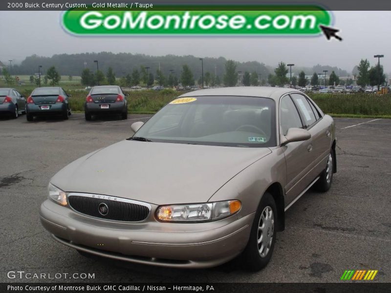 Gold Metallic / Taupe 2000 Buick Century Custom