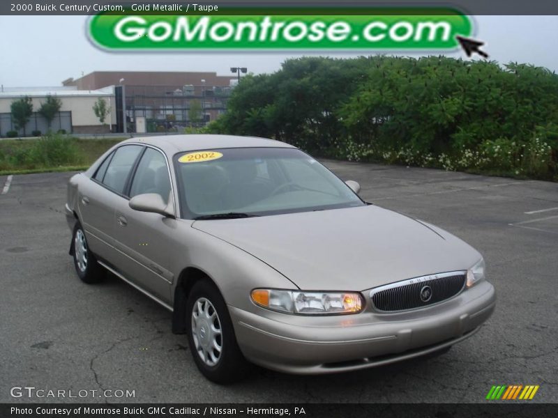 Gold Metallic / Taupe 2000 Buick Century Custom