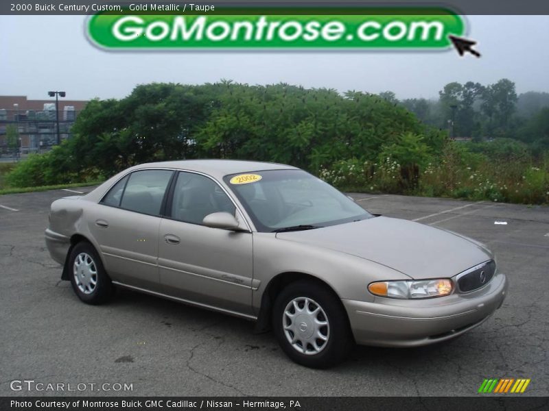 Gold Metallic / Taupe 2000 Buick Century Custom