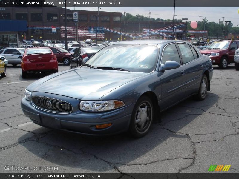 Titanium Blue Metallic / Medium Blue 2000 Buick LeSabre Custom