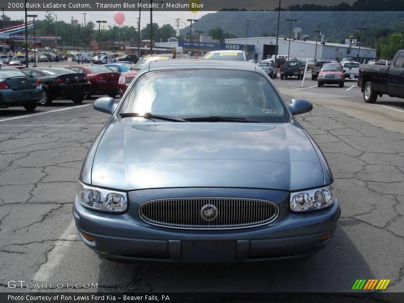Titanium Blue Metallic / Medium Blue 2000 Buick LeSabre Custom