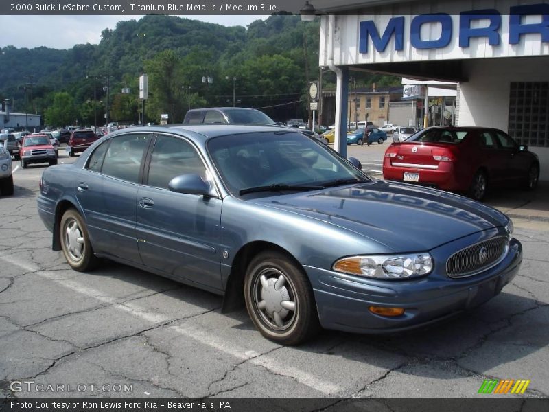Titanium Blue Metallic / Medium Blue 2000 Buick LeSabre Custom