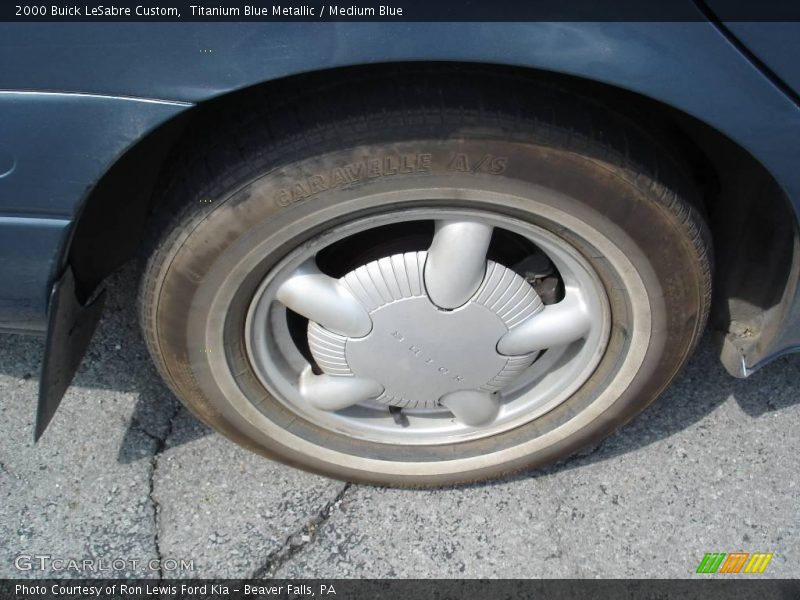 Titanium Blue Metallic / Medium Blue 2000 Buick LeSabre Custom
