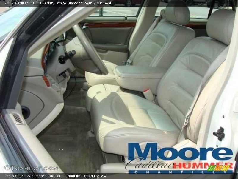 White Diamond Pearl / Oatmeal 2002 Cadillac DeVille Sedan