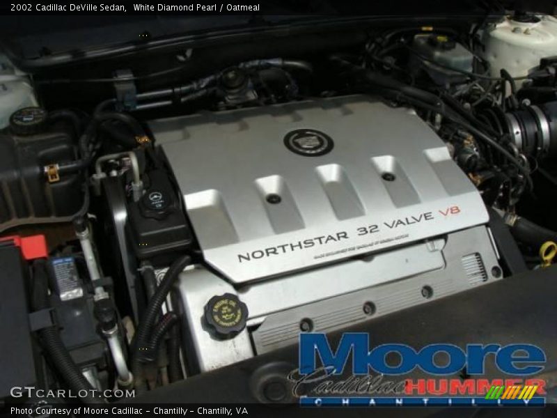 White Diamond Pearl / Oatmeal 2002 Cadillac DeVille Sedan