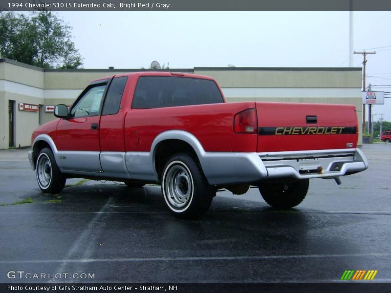 Bright Red / Gray 1994 Chevrolet S10 LS Extended Cab