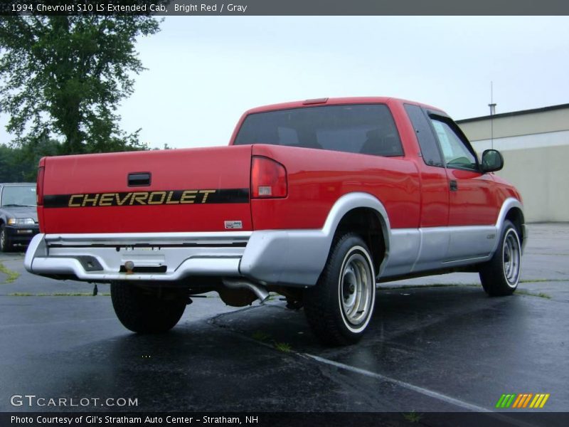 Bright Red / Gray 1994 Chevrolet S10 LS Extended Cab