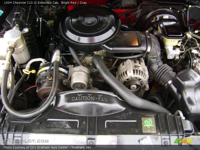 Bright Red / Gray 1994 Chevrolet S10 LS Extended Cab