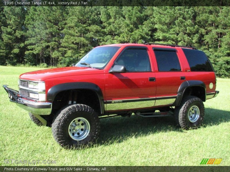 Victory Red / Tan 1996 Chevrolet Tahoe LT 4x4
