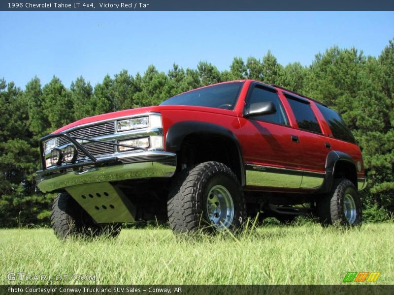 Victory Red / Tan 1996 Chevrolet Tahoe LT 4x4
