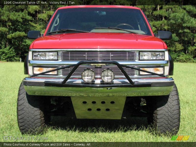 Victory Red / Tan 1996 Chevrolet Tahoe LT 4x4
