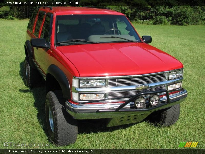 Victory Red / Tan 1996 Chevrolet Tahoe LT 4x4