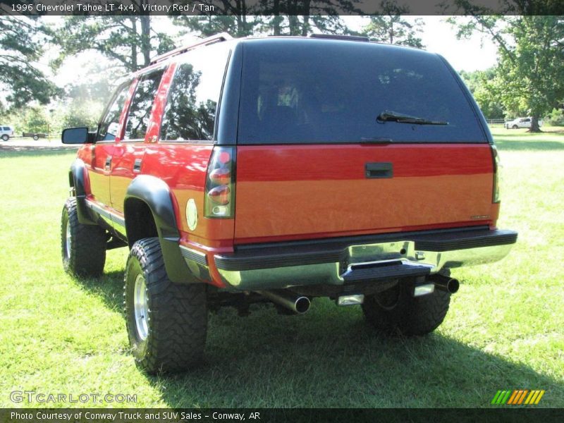 Victory Red / Tan 1996 Chevrolet Tahoe LT 4x4