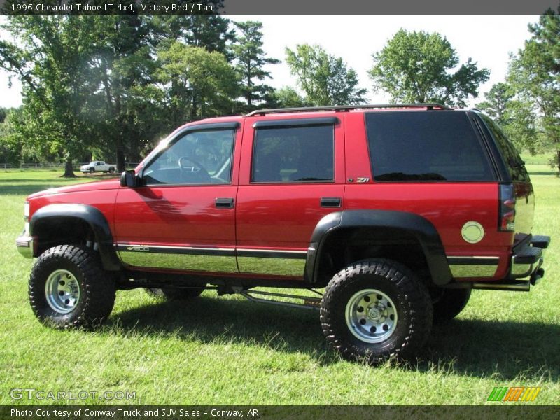 Victory Red / Tan 1996 Chevrolet Tahoe LT 4x4