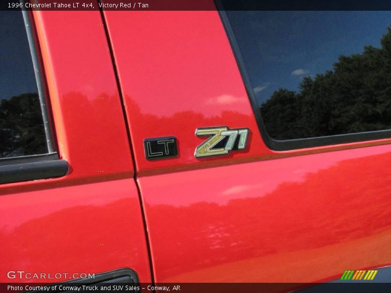 Victory Red / Tan 1996 Chevrolet Tahoe LT 4x4