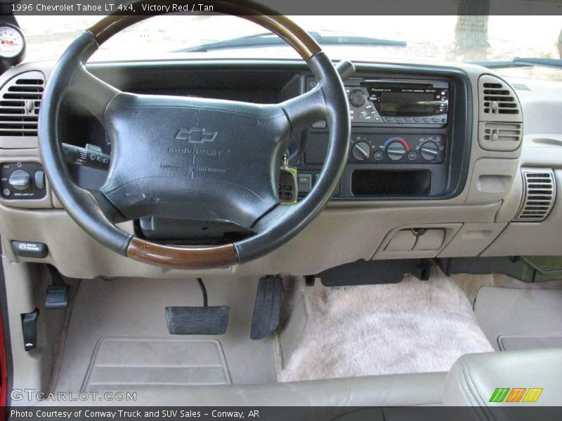 Victory Red / Tan 1996 Chevrolet Tahoe LT 4x4