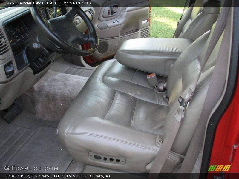 Victory Red / Tan 1996 Chevrolet Tahoe LT 4x4