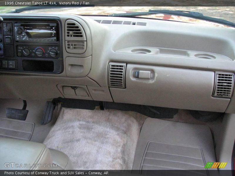 Victory Red / Tan 1996 Chevrolet Tahoe LT 4x4