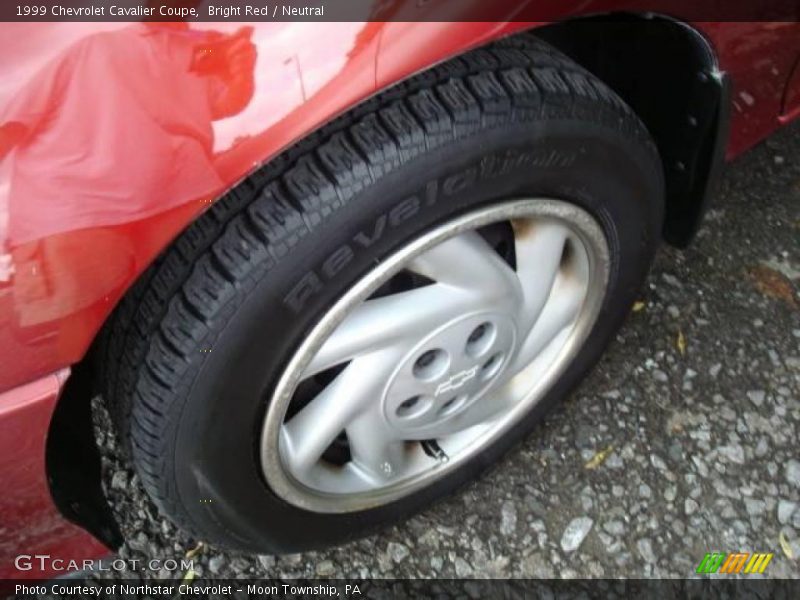 Bright Red / Neutral 1999 Chevrolet Cavalier Coupe