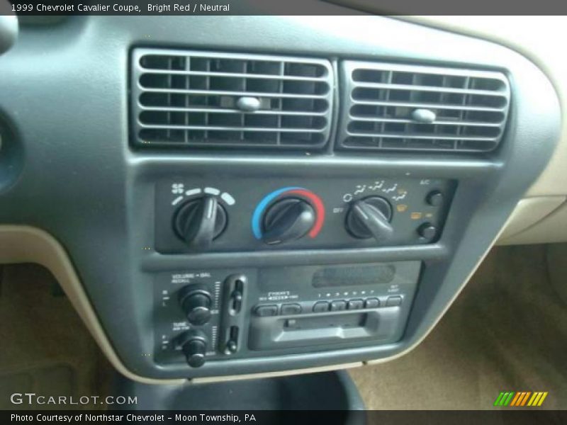 Bright Red / Neutral 1999 Chevrolet Cavalier Coupe