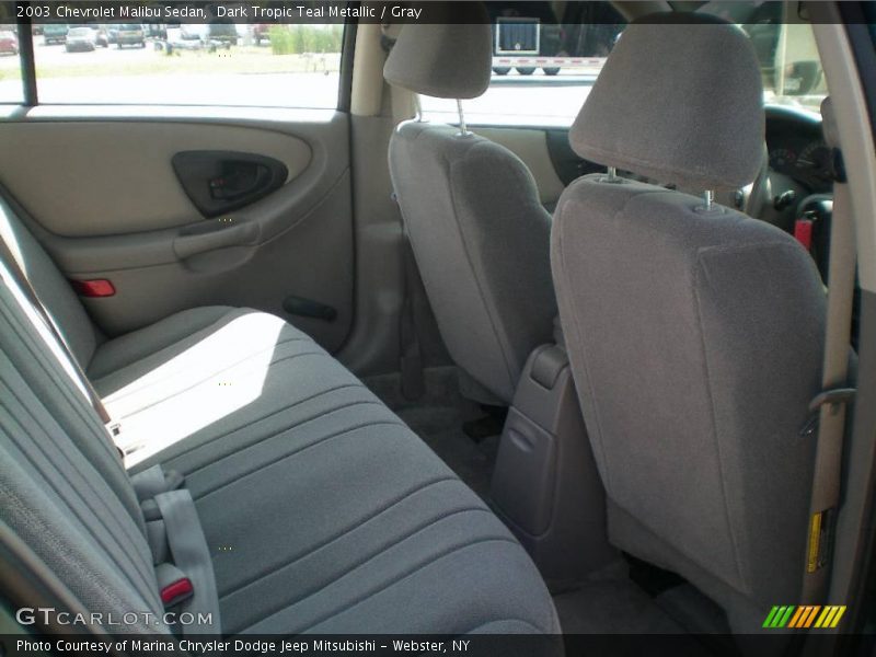Dark Tropic Teal Metallic / Gray 2003 Chevrolet Malibu Sedan