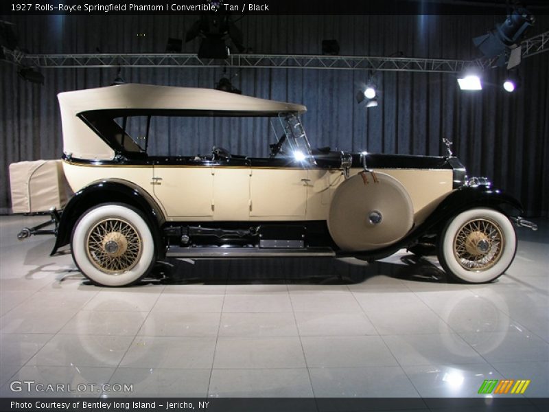 Tan / Black 1927 Rolls-Royce Springfield Phantom I Convertible