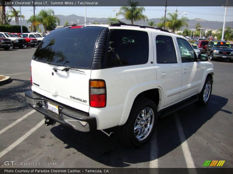 Summit White / Tan/Neutral 2004 Chevrolet Tahoe LT