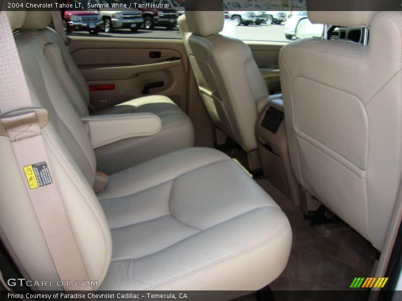 Summit White / Tan/Neutral 2004 Chevrolet Tahoe LT
