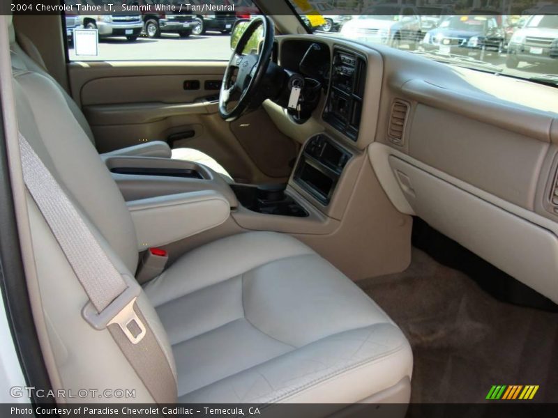 Summit White / Tan/Neutral 2004 Chevrolet Tahoe LT