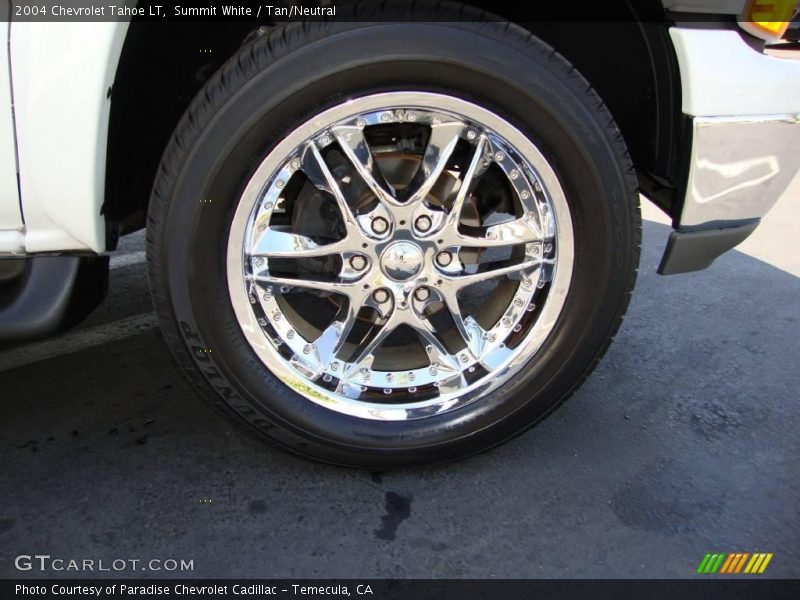 Summit White / Tan/Neutral 2004 Chevrolet Tahoe LT