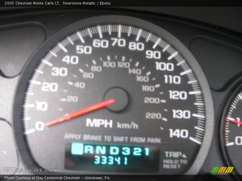 Silverstone Metallic / Ebony 2005 Chevrolet Monte Carlo LT